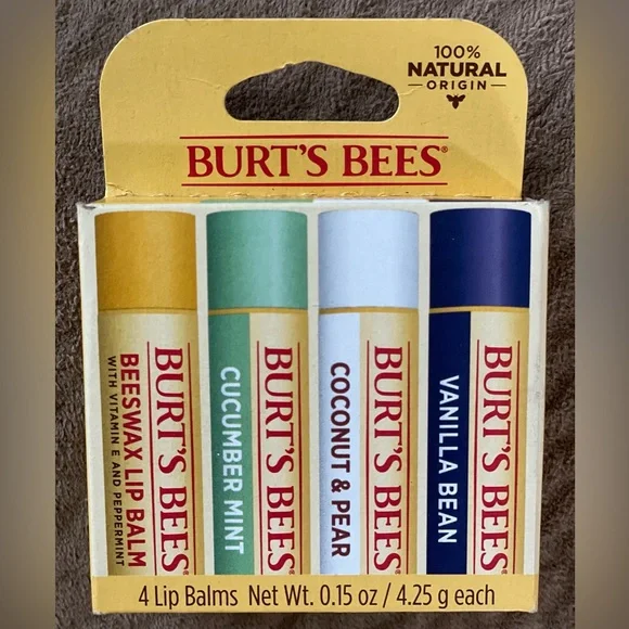 Burt’s Bees Lip Balms - Assorted 4 Pack Set - Picture 2 of 16